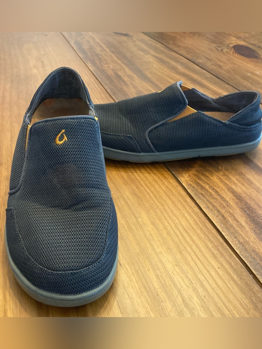 OluKai Nohea Mesh Dark Shadow Casual Slip On Shoes